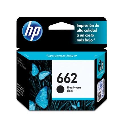 Tinta HP 662 CZ103AL Negro Original