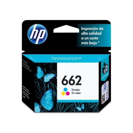 Tinta HP 662 CZ104AL Tricolor Original