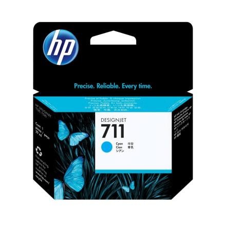 Tinta HP 711 CZ130A Cyan Original Tinta HP 711 CZ130A Cyan Original