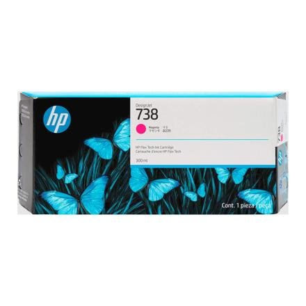 Tinta HP 738 676M7A Magenta Original