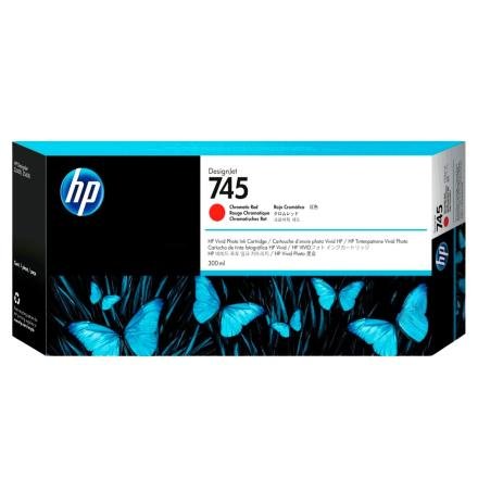 Tinta HP 745 F9K06A Chromatic Red Original