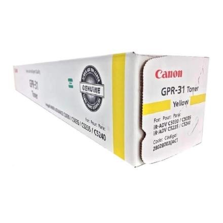 Toner Canon GPR-31 Yellow Original Toner Canon GPR-31 Yellow Original