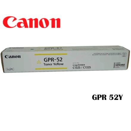 Toner Canon GPR-52 Amarillo Original Toner Canon GPR-52 Amarillo Original