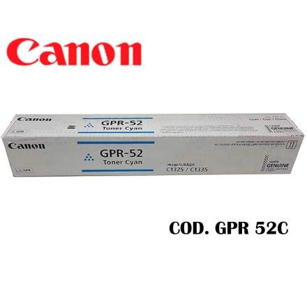 Toner Canon GPR-52 Cyan Original Toner Canon GPR-52 Cyan Original