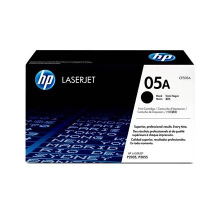 Toner HP 05A Color Negro CE505A para Impresora LaserJet