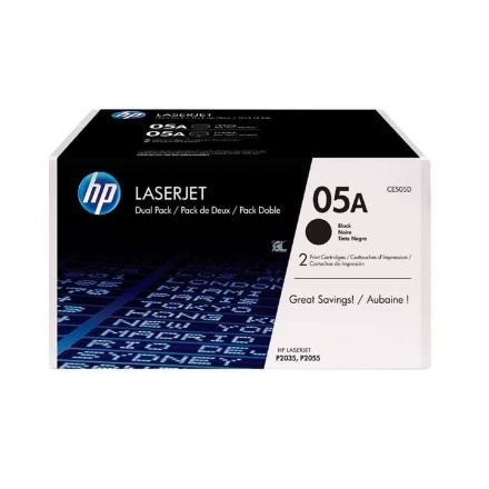 Toner HP 05AD Color Negro Dual Pack CE278AD para Impresora LaserJet