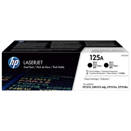 Toner HP  125AD Color Negro CB540AD para Impresora LaserJet Toner HP  125AD Color Negro CB540AD para Impresora LaserJet