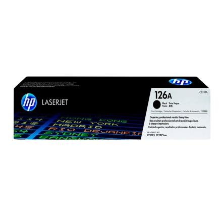Toner HP  126A Color Negro CE310A para Impresora LaserJet Toner HP  126A Color Negro CE310A para Impresora LaserJet