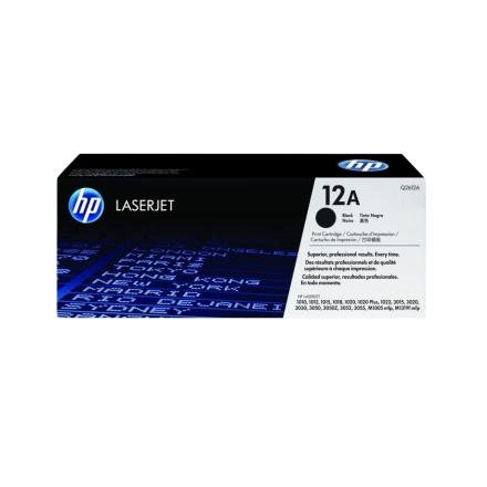 Toner HP 12A Color Negro Q2612A  para Impresora LaserJet
