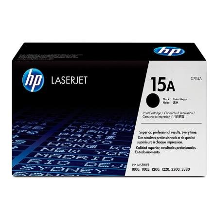 Toner HP 15A Color Negro C7115A  para Impresora LaserJet Toner HP 15A Color Negro C7115A  para Impresora LaserJet