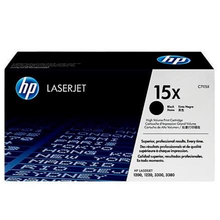 Toner HP 15X Color Negro C7115X  para Impresora LaserJet Toner HP 15X Color Negro C7115X  para Impresora LaserJet