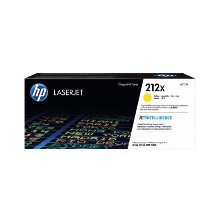 Toner HP 212X Color Amarillo W2122X para Impresora LaserJet