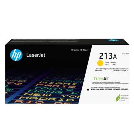 Toner HP 213A Color Amarillo W2132A para Impresora LaserJet Toner HP 213A Color Amarillo W2132A para Impresora LaserJet
