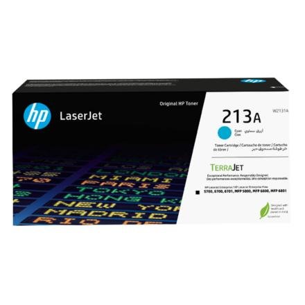 Toner HP 213A Color Cyan W2131A para Impresora LaserJet Toner HP 213A Color Cyan W2131A para Impresora LaserJet