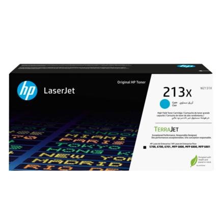 Toner HP 213X Color Cyan W2131X para Impresora LaserJet Toner HP 213X Color Cyan W2131X para Impresora LaserJet