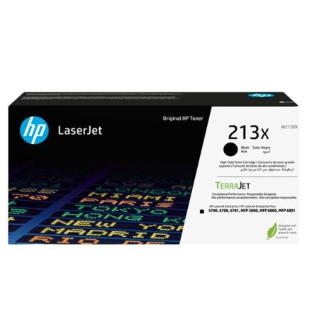 Toner HP  213X Color Negro W2130X para Impresora LaserJet Toner HP  213X Color Negro W2130X para Impresora LaserJet