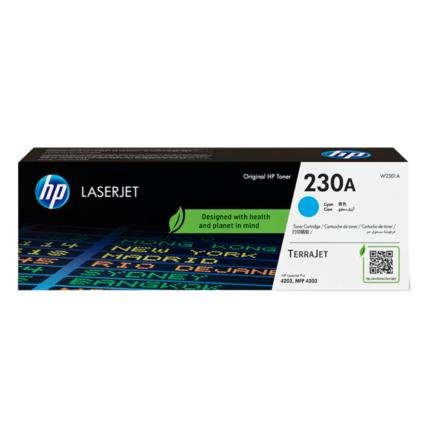 Toner HP 230A Color Cyan W2301A  para Impresora LaserJet Toner HP 230A Color Cyan W2301A  para Impresora LaserJet