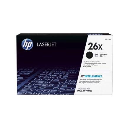 Toner HP 26X Color Negro CF226X para Impresora LaserJet