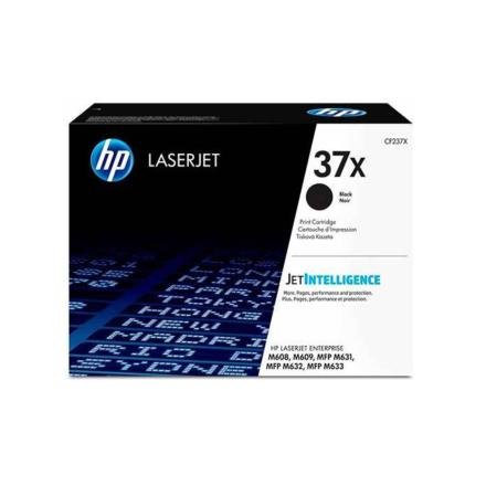 Toner HP 37X Color Negro CF237X para Impresora LaserJet Toner HP 37X Color Negro CF237X para Impresora LaserJet