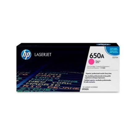 Toner HP 650A Color Magenta  CE273A para Impresora LaserJet