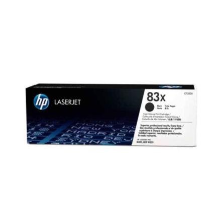 Toner HP 83X Color Negro CF283X para Impresora LaserJet