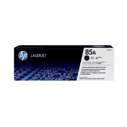 Toner HP 85A Color Negro CE285A para Impresora LaserJet