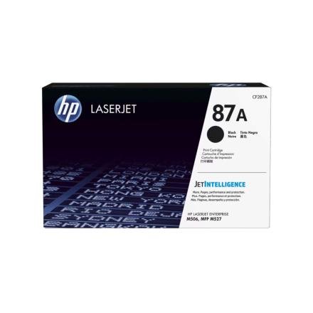 Toner HP 87A Color Negro CF287A para Impresora LaserJet
