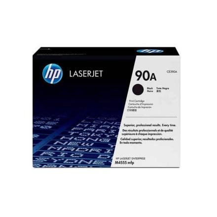 Toner HP 90A Color Negro CE390A para Impresora LaserJet