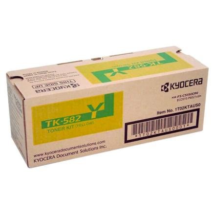 Toner Kyocera TK-582Y  Yellow Original Toner Kyocera TK-582Y  Yellow Original