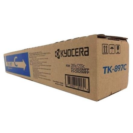 Toner Kyocera TK-897C Cyan Original Toner Kyocera TK-897C Cyan Original