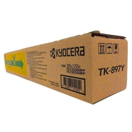 Toner Kyocera TK-897Y Yellow Original Toner Kyocera TK-897Y Yellow Original